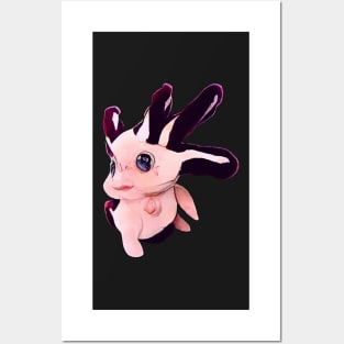 Cuddly axolotl Posters and Art